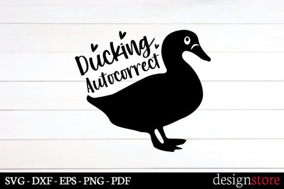 Ducking Autocorrect Svg Graphics and Crafts Review